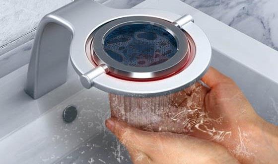 موقع شستن دستانتان با این شیر آب هوشمند مرگ میکروب ها را ببینید !